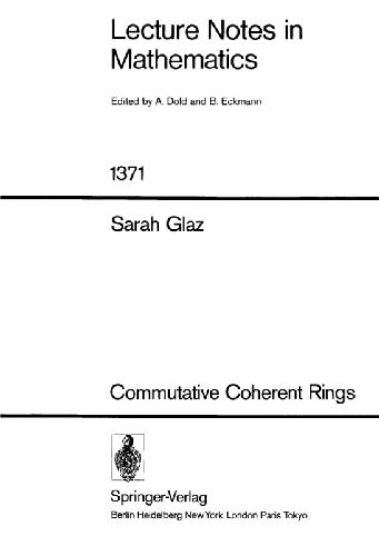 Commutative Coherent Rings
