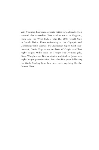 Some Day: Inside the Dream Tour and Mick Fanning's 2007 championship win