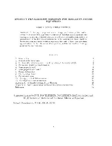 Entropy penalization methods for Hamilton-Jacobi equations