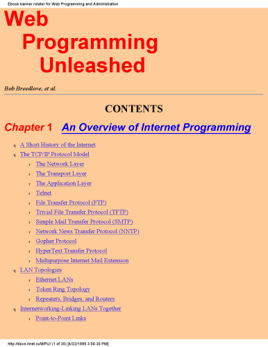 Web Programming Unleashed