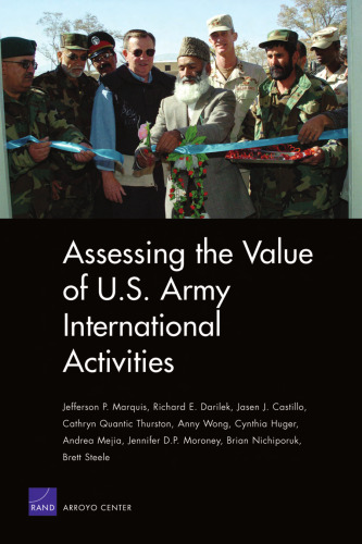 Assessing the Values of U.S. Army International Activities