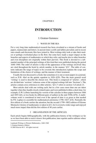 Landmark Writings in Western Mathematics 1640-1940