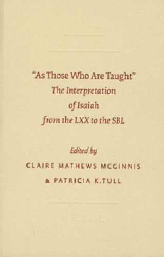 As Those Who Are Taught (Sbl - Symposium)