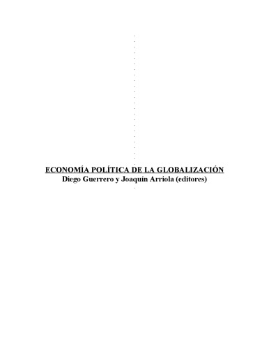 La nueva economía política de la globalización