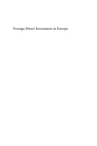 Foreign Direct Investment in Europe: A Changing Landscape