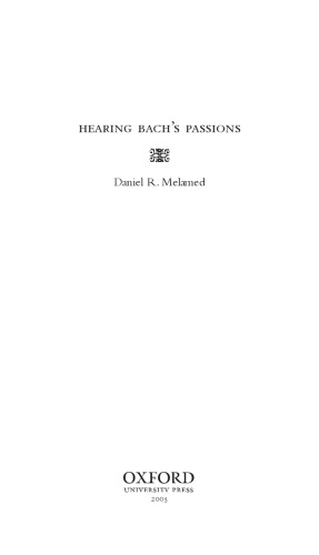 Hearing Bach's Passions