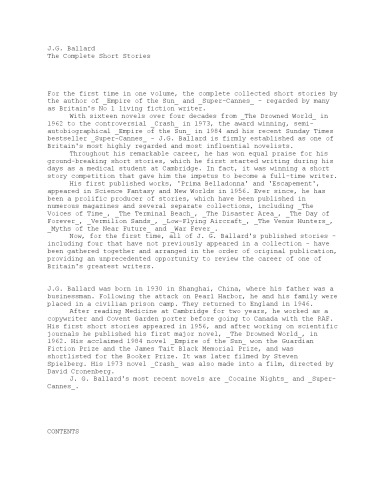 The complete Short Stories