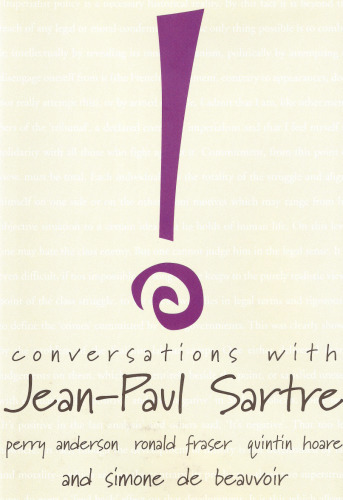 Conversations with Jean-Paul Sartre