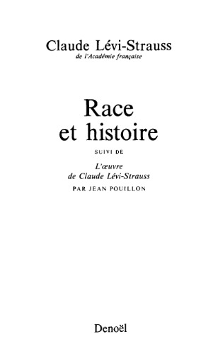 Race et histoire