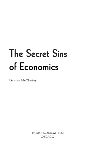 The secret sins of economics