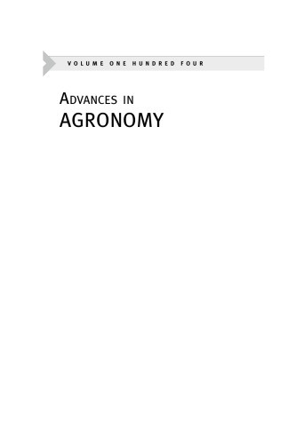 Advances in Agronomy