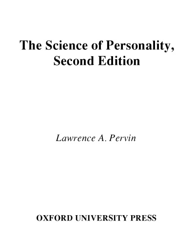 The Science of Personality