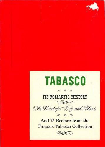 Tabasco. Its Romantic History