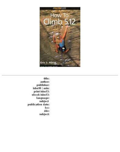 How to Climb 5.12