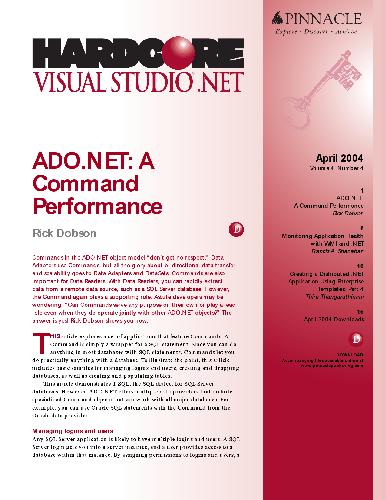 Hardcore Visual Studio .NET