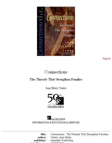 Connections: The Threads That Strengthen Families