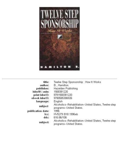 Twelve Step Sponsorship: How It Works