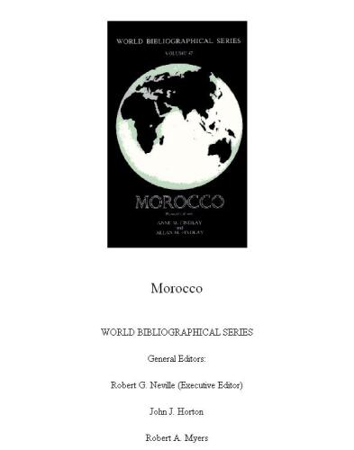 Morocco (World Bibliographical Series)