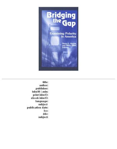 Bridging the Gap: Examining Polarity in America