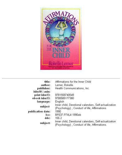 Affirmations for the Inner Child