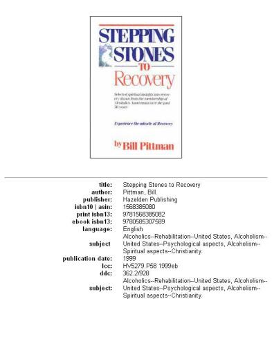 Stepping Stones To Recovery