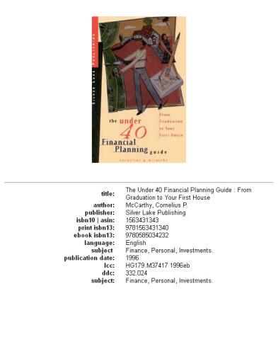 The Under 40 Financial Planning Guide: From Graduation to Your First House