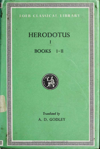 Herodotus: Histories (Books I-II)