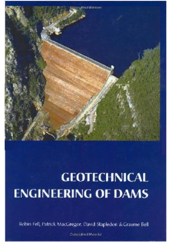 Geotechnical Engineering of Dams