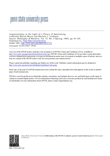 Argumentation in the Light of a Theory of Questioning