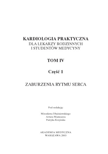 Zaburzenia rytmu serca (1)