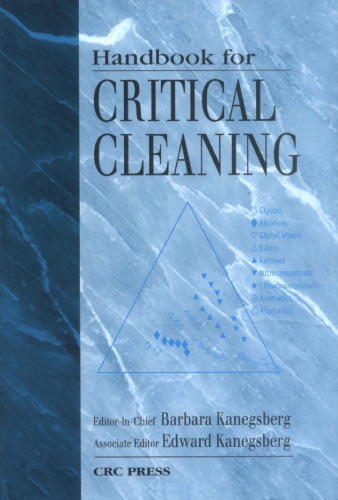 Handbook for critical cleaning