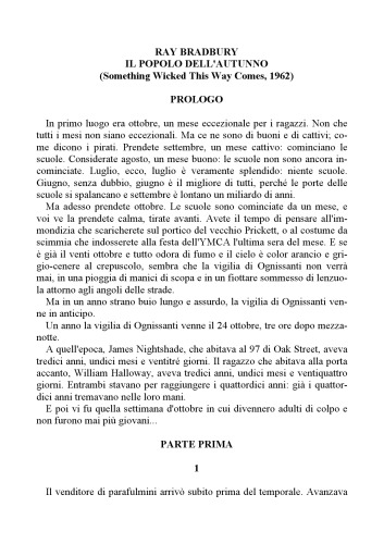 Il popolo dell'autunno