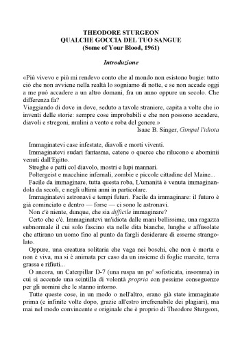 Qualche goccia del tuo sangue