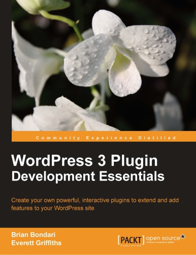 WordPress 3 Plugin Development Essentials