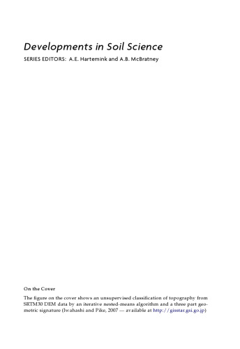 Geomorphometry: Concepts, Software, Applications