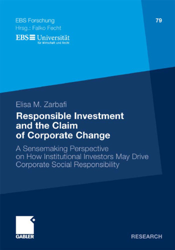 Responsible Investment and the Claim of Corporate Change