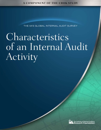 Characteristics of an Internal Audit Activity