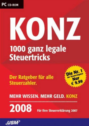 Konz. 1000 ganz legale Steuertricks 2008