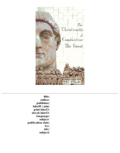 The Christianity of Constantine the Great