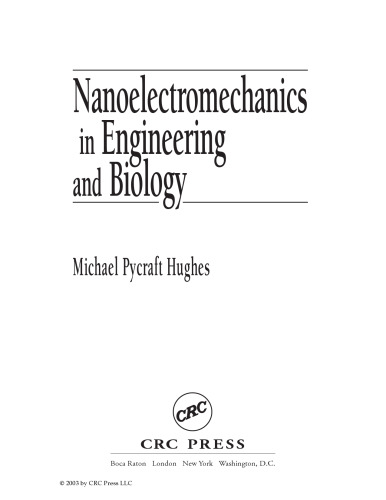 Nanoelectromechanics in Engineering and Biology