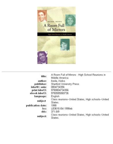 A Room Full of Mirrors: High School Reunions in Middle America