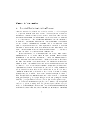 Mathematical Theory of Nonblocking Switching Networks