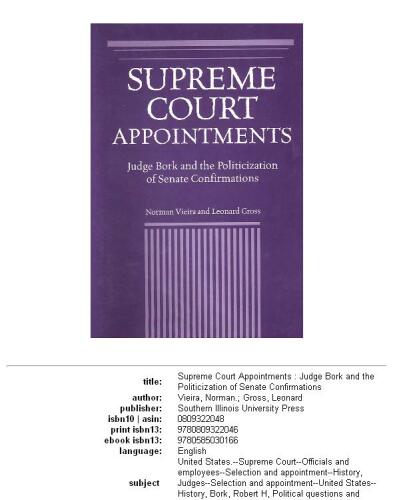 Supreme court outlet appointments