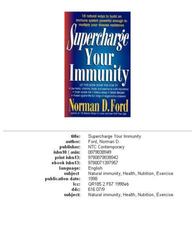 Supercharge Your Immunity