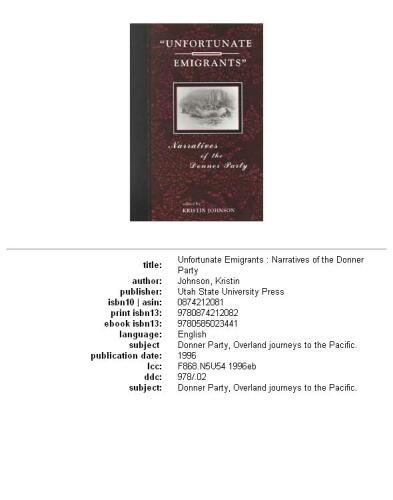 Unfortunate Emigrants