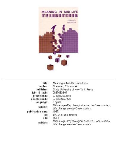 Meaning in Mid-Life Transitions