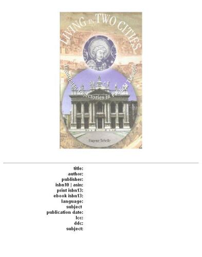 Living in Two Cities: Augustinian Trajectories in Political Thought