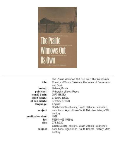 The Prairie Winnows Out Its Own: River Country Of South Dakota