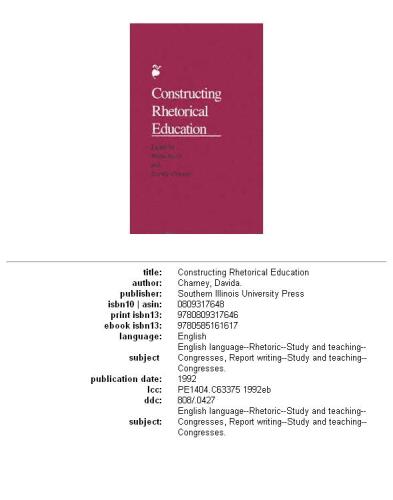 Constructing Rhetorical Education