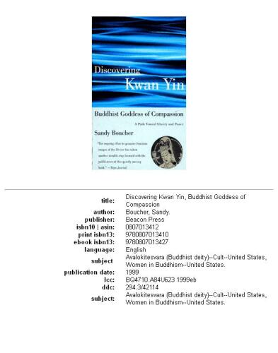 Discovering Kwan Yin, Buddhist Goddess of Compassion